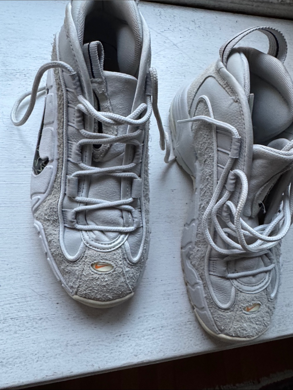 Nike Air Max Penny Photon-Dust Off-White/Textured Sneakers US 6.5